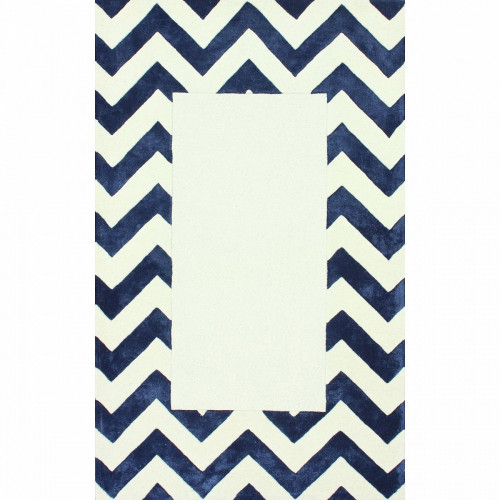 ковер zig zag синий с квадратом 240х330 в Кемерово
