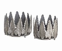 набор подсвечников серебряный с резьбой shirley, 2 штуки в Кемерово