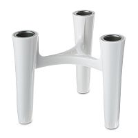 канделябр белый на 3 свечи hommage, 11,2 см в Кемерово