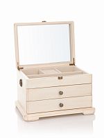 шкатулка с ящичками mobilier de maison белая в Кемерово
