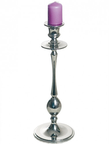 подсвечник серебряный металлический, 33 см в Кемерово