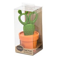 ножницы cactus с держателем, оранжевые с зеленым в Кемерово