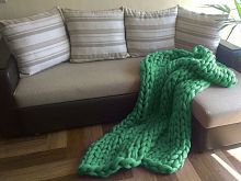 плед нежность зелёный большой в Кемерово