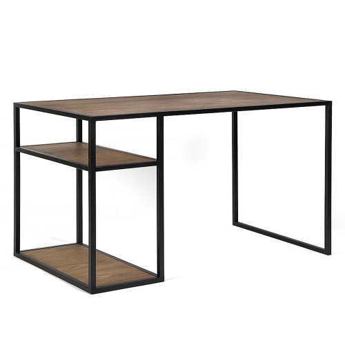 рабочий стол romero с полками американский орех в Кемерово