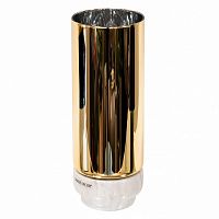 стеклянная ваза золотая 10x22 см в Кемерово