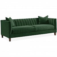 диван penelope sofa прямой зеленый в Кемерово