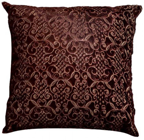 подушка меховая 40*40 ван-гог бордо в Кемерово