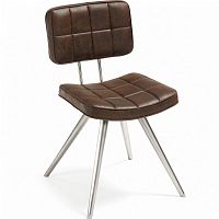 стул lola seat pu brown ножки из нержаеющей стали c589u09 от la forma (ex julia grup) в Кемерово