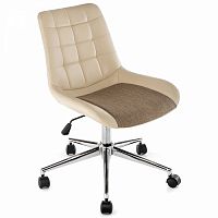 кресло компьютерное marco beige fabric бежевое в Кемерово