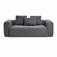 диван blok sofa 2 темно-серый от la forma (ex julia grup) в Кемерово