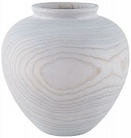 ваза деревянная объемная 32 см vanessa белая в Кемерово