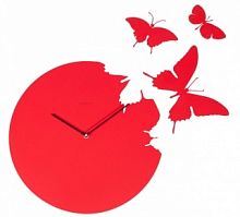 часы настенные butterfly red в Кемерово