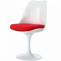 стул eero saarinen style tulip chair красная подушка в Кемерово