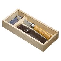 нож stainless steel с ручкой из оливы 8,5 см в Кемерово