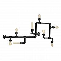 потолочная люстра ideal lux plumber pl8 nero в Кемерово