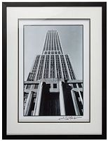 постер в черной раме 44х57 см empire state building в Кемерово