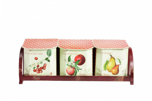 набор емкостей для хранения на подставке fruits в Кемерово