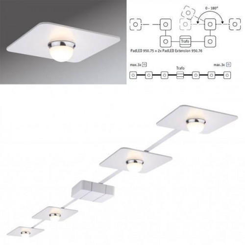 потолочный светодиодный светильник paulmann padled 95075 в Кемерово