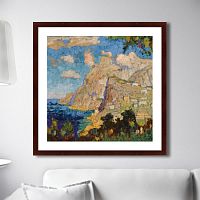 картина: view of monte solaro, capri, 1940г. в Кемерово